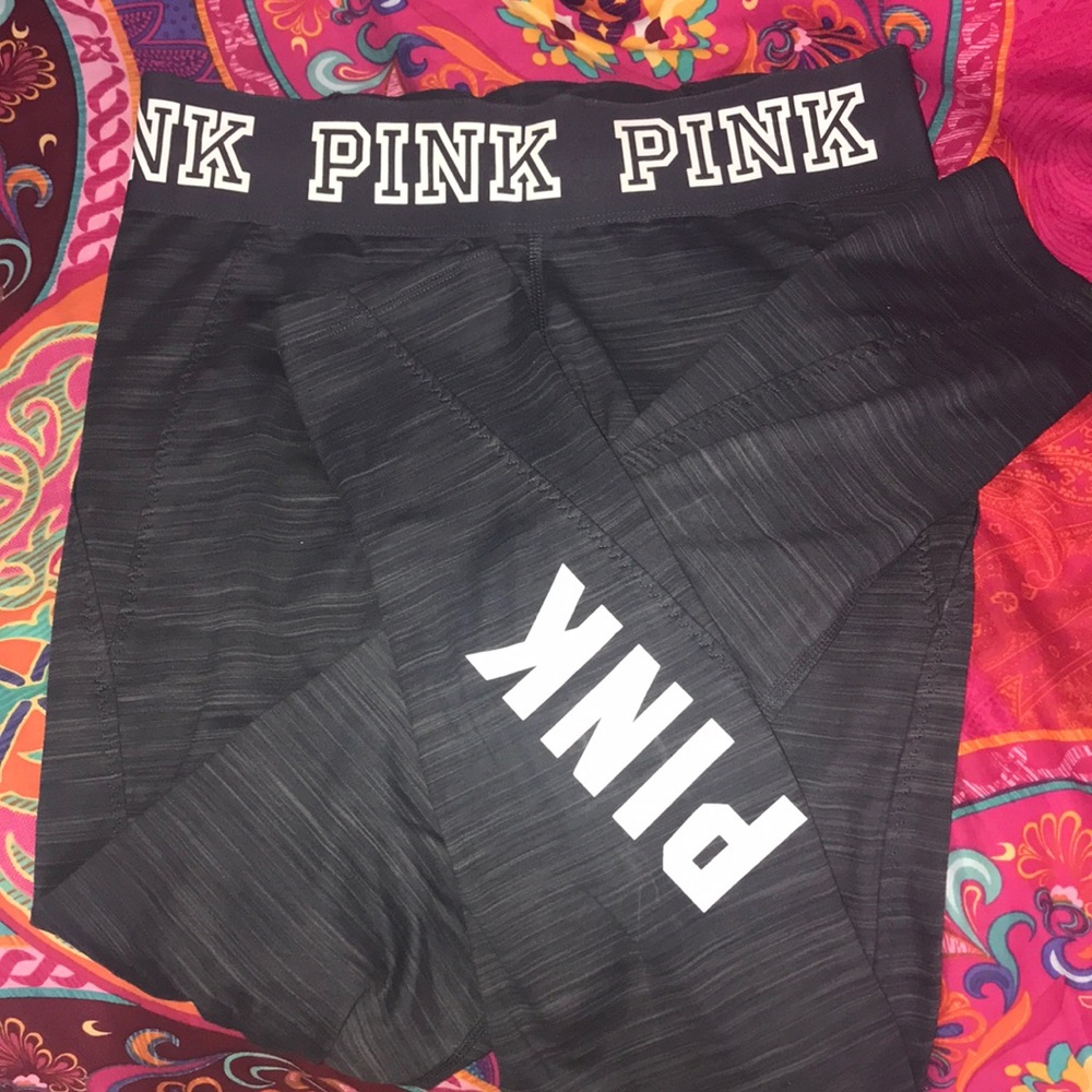 GREY PINK LEGGINGS